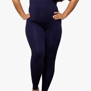 ANTI. Black Anty-Cellulite Compression High-Waist Athletic Leggings 2XL, NWOT